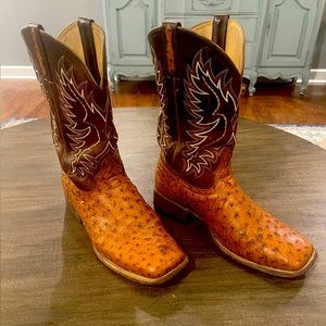 Cody James Genuine Full Quill Ostrich Cowboy Boots